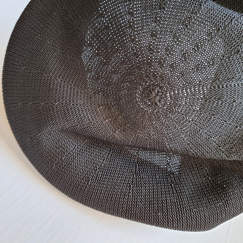 Vintage Mesh Newsboy Cap Beret Baker Boy Peaky Black Dark Academia Preppy NEW - Picture 6 of 9